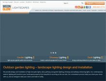 Tablet Screenshot of moonglowlights.com